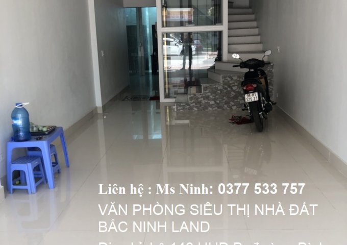 Chính chủ cho thuê mặt bằng tầng 1, vị trí đẹp tại Võ Cường, TP.Bắc Ninh