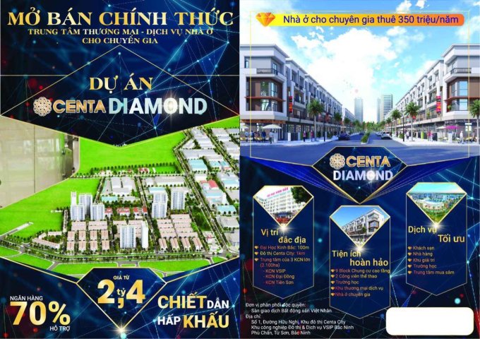 Centa Diamond Giá 18tr/m2 , rẻ hơn thị trường 3 tr/m2