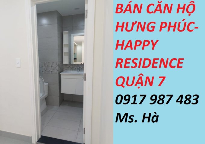 Bán  căn hộ Hưng Phúc-Happy Residence, PMH, Quận 7, TP HCM. 78m2, full nội thất, giá 2.1 tỷ. Hà 0917 987 483