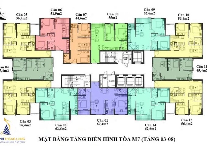 Bán căn hộ chung cư tại Dự án Mipec City View, Hà Đông,  Hà Nội diện tích 68.9m2  giá 18 Triệu/m²