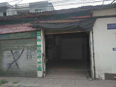 Chính chủ cần cho thuê nhà làm cửa hàng hoặc làm kho xưởng ở số 38 An Dương Vương, Phú Thượng, Tây Hồ, Hà Nội.