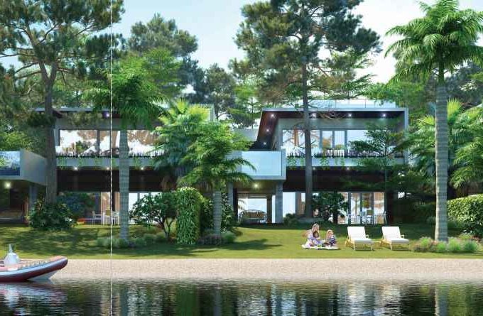 Biệt thự Bán Đảo Nam The Legend Villa Flamingo Đại Lải, 3 tầng, căn góc GV38 view hồ. LH 0936193286
