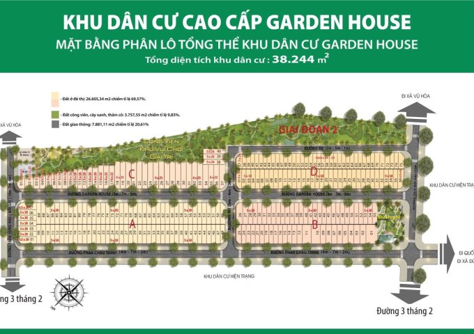 Cần bán lô đất nền lốc B thuộc dự án KDC Bông Vải - Garden House Đức Linh