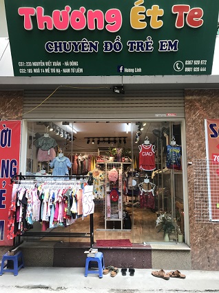 Sang nhượng cửa hàng quần áo thời trang trẻ em tại số nhà 105 ngõ 14 Mễ Trì Hạ, Nam Từ Liêm, Hà Nội.