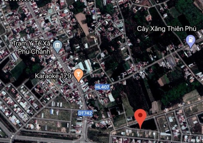 Cần tiền bán đất TĐC Phú Chánh gần  vòng xoay TPM,SHR,giá đầu tư