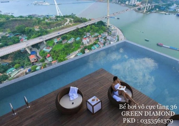 Green Diamond - Viên kim vương xanh giữa lòng di sạn vịnh Hạ Long view biển tuyệt đẹp giá hợp lí