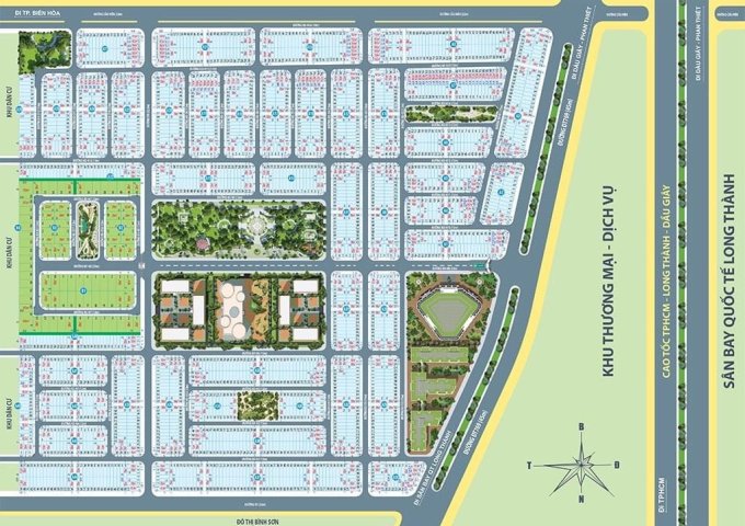 Bán đất tại Dự án KDC sân bay Long Thành, Long Thành, Đồng Nai diện tích 100m2 giá 15 Triệu/m²