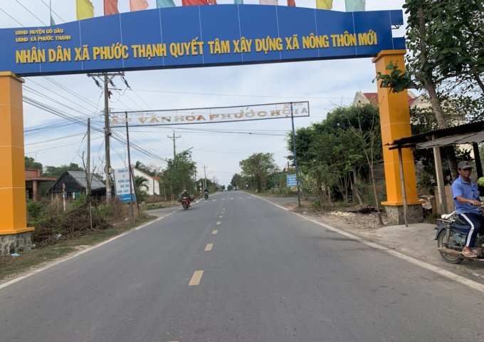 Đất mặt tiền kinh doanh gần chợ Phước Thạnh huyện Gò Dầu