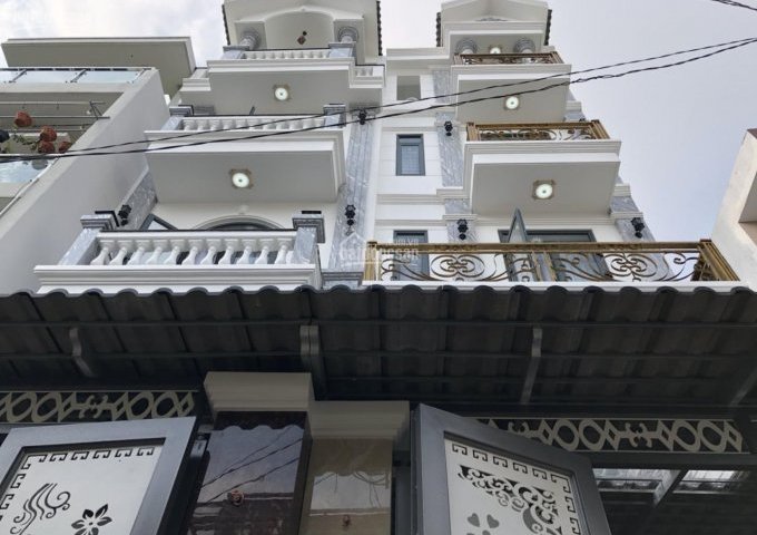 Bán nhà 1 trệt, 2 lầu, sân thượng 3.75x11m, nở hậu, hẻm 499 Quang Trung, Phường 10, giá 5.2 tỷ