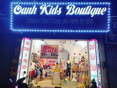 Sang nhượng toàn bộ cửa hàng thời trang trẻ em tại 156 Tô Hiệu, Hà Đông, Hà Nội.