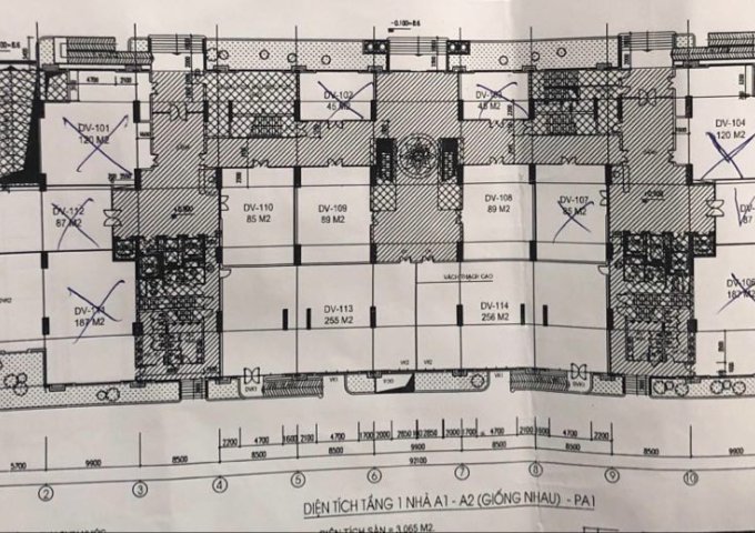 Bán 3 suất ngoại giao sàn thương mại IA20 Ciputra 85m2, 87m2, 98m2 giá rẻ