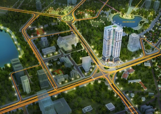 Cho thuê sàn thương mại, văn phòng tại dự án Golden Park số 2 Phạm Văn Bạch, Cầu Giấy, Hà Nội, lh 0982.535.318
