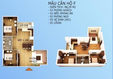 Chính chủ cần bán căn hộ 516 CT2B Thạch Bàn, Long Biên, Hà Nội.