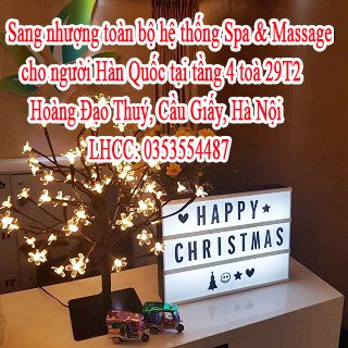 Sang nhượng toàn bộ hệ thống Spa & Massage cho người Hàn Quốc tại tầng 4 toà 29T2 Hoàng Đạo Thuý, Cầu Giấy, Hà Nội.