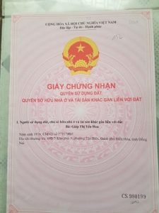 Chính chủ cần bán đất tại Phường Trảng Dài – tp. Biên Hòa – tỉnh Đồng Nai.