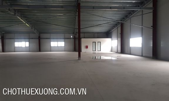 Cho thuê kho, nhà xưởng tại Dự án KCN Hòa Phú, Hiệp Hòa,  Bắc Giang diện tích 10,800m2  giá 80 Nghìn/m²/tháng