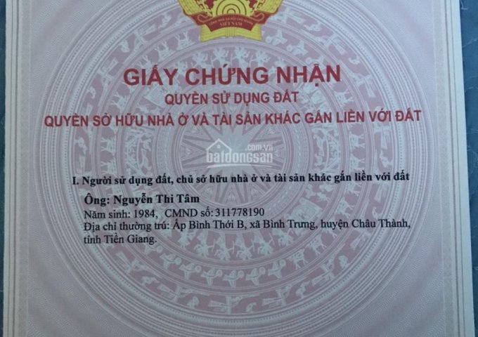Cần bán gấp 11 công rưỡi đất vườn đường xe hơi tại Thạnh Hòa, huyện Tân Phước, tỉnh Tiền Giang