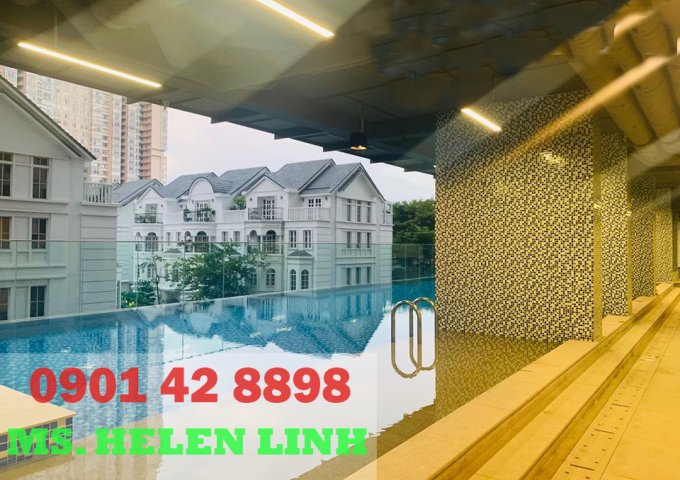 Opal Tower- Saigon Pearl_Căn hộ 1PN_50m2 đủ nội thất cho thuê. Hotline PKD: 0901428898