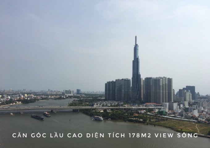Bán căn hộ góc lầu cao view triệu đô, P. Thảo Điền, quận 2. Diện tích 177.8m2, giá cực tốt 7.8 tỷ