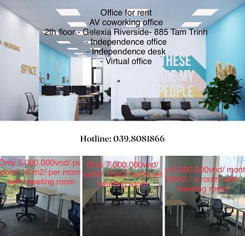 Cho thuê văn phòng quận Hoàng Mai