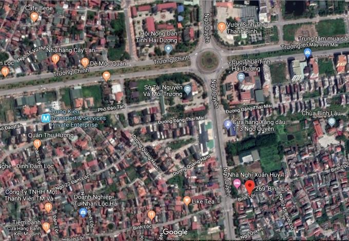 Cho thuê văn phòng tại đường Bình Lộc ngã tư Ngô Quyền thành phố Hải Dương, diện tích 70m2 giá 3 Triệu/tháng