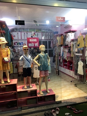Sang Nhượng Cửa hàng thời trang phụ kiện trẻ em Dương Văn Bé Full đồ tại 162 Dương Văn Bé - Vĩnh Tuy – Hai Bà Trưng – Hà Nội
