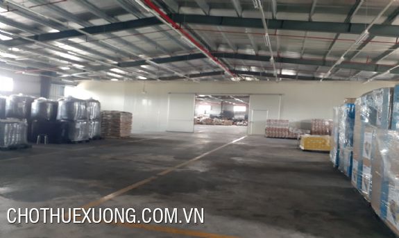 Cho thuê nhà xưởng đẹp KCN Lương Điền Hải Dương dt 3000m2