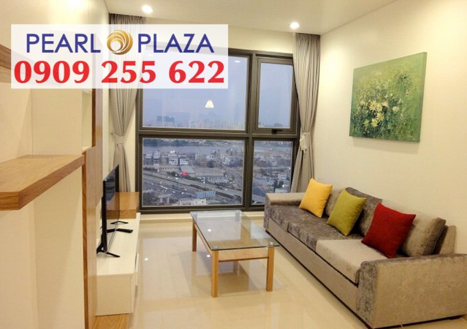Bán căn hộ Pearl Plaza MT Điện Biên Phủ - 2PN view sông SG, full nội thất. Hotline 0909255622