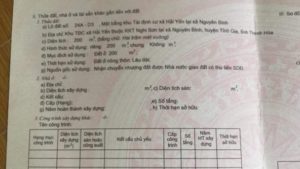 CẦN BÁN LÔ ĐẤT TĐC HẢI YẾN TX NGHI SƠN – TĨNH GIA