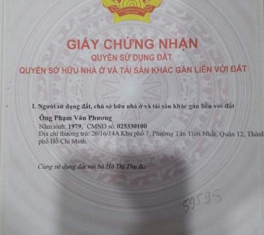 CHÍNH CHỦ BÁN NHÀ CẤP 4, CÓ GÁC, DT 6X20M, Ở ẤP 4B XÃ BÌNH MỸ, CỦ CHI. LH 0908454219.