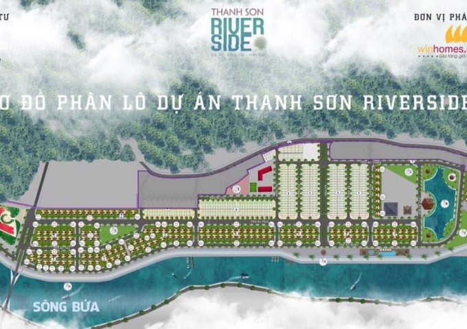 Chỉ với 500tr sở hữu lô đất đẹp tại Thanh Sơn Riverside Phú thọ