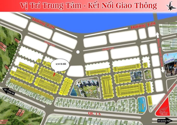 Cần bán lô đất đẹp gấn cảng hàng không Chu Lai Vingoup Quảng Nam.