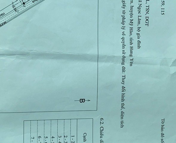 BÁN GẤP 2724M2 XÂY DỰNG NHÀ XƯỞNG VỪA VÀ NHỎ VỊ TRÍ : CỤM CÔNG NGHIỆP NGỌC LÂM- MỸ HÀO, HƯNG YÊN