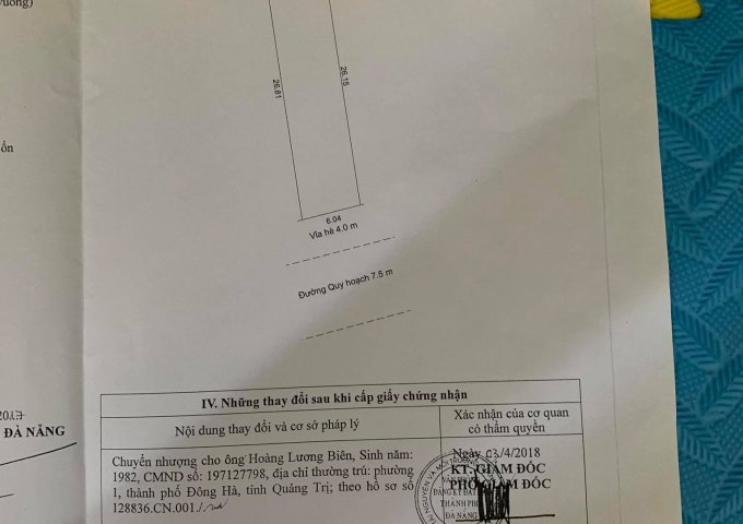 Cần bán lô đất cực đẹp khu phức hợp Halla Jade Residences, Hòa Cường Bắc, Q. Hải Châu, ĐN