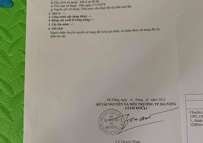 Cần bán lô đất cực đẹp khu phức hợp Halla Jade Residences, Hòa Cường Bắc, Q. Hải Châu, ĐN