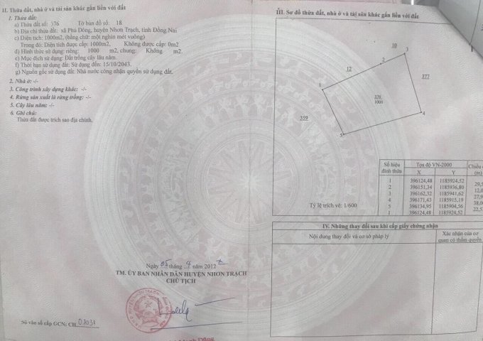 Bán đất Nhơn Trạch, Đồng Nai