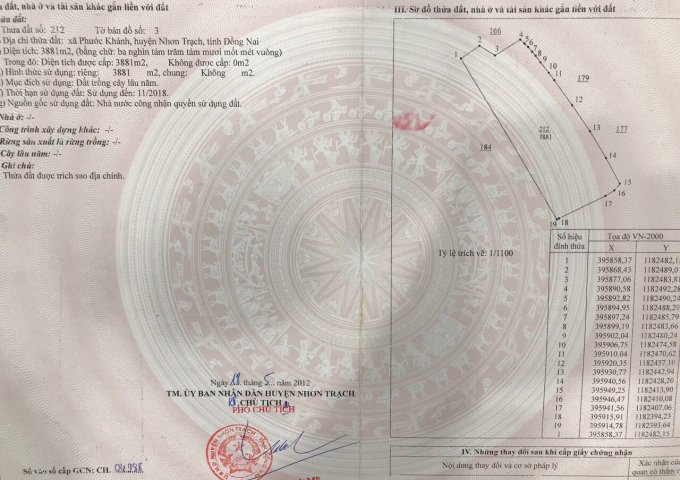 Bán đất Nhơn Trạch, Đồng Nai