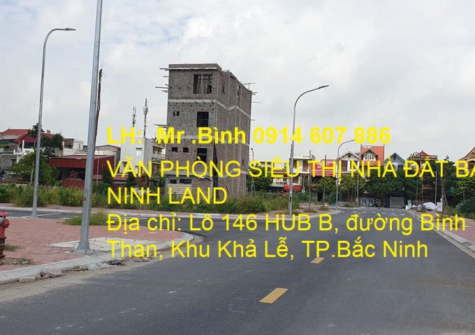 Bán lô đất lô góc 2 mặt tiền trục đường chính – TP.Bắc Ninh