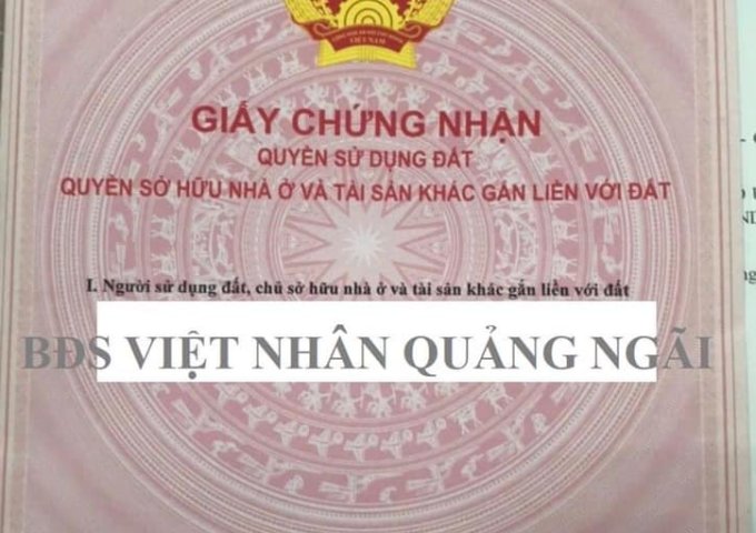 ĐẤT NỀN KHU DÂN CƯ SƠN TỊNH 577 GIÁ TỐT NHẤT THỊ TRƯỜNG