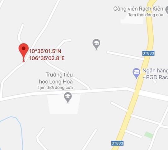 GẤP! CẦN CHUYỂN NHƯỢNG BDS 340M2 THỔ CƯ ĐƯỜNG HUYỆN LỘ 19, XÃ LONG HÒA, CẦN ĐƯỚC, LONG AN. LH: 0938186298