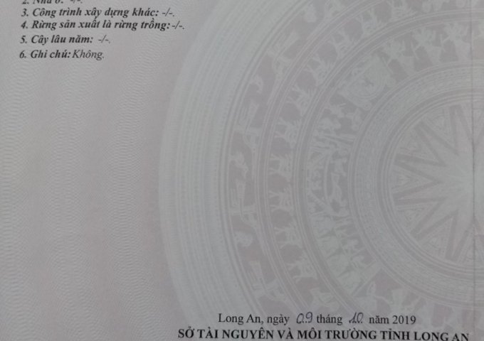 CHÍNH CHỦ CẦN BÁN LÔ ĐẤT ĐẸP TẠI ẤP 1 - XÃ ĐỨC HÒA ĐÔNG - H.ĐỨC HÒA - T.LONG AN .