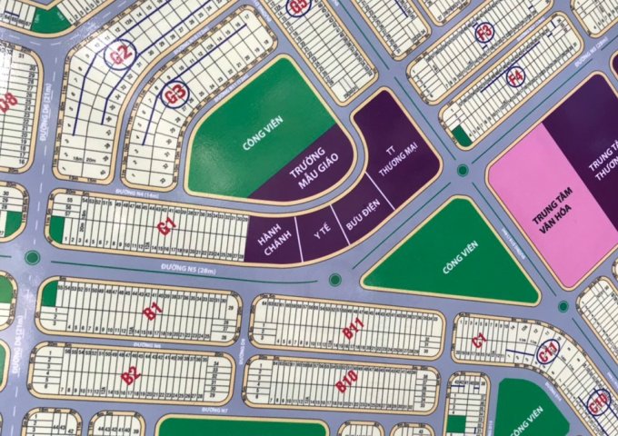 CHÍNH CHỦ BÁN 100M2 ĐẤT DỰ ÁN LAVENDER CITY, THẠNH PHÚ, VĨNH CỬU, ĐỒNG NAI, GIÁ 1 TỶ 4.