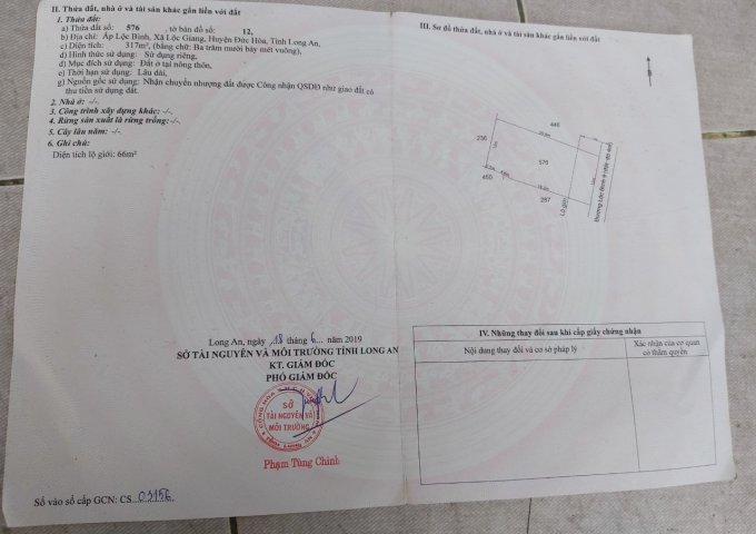 BÁN ĐẤT SÁT KHU CÔNG NGHIỆP THÀNH CÔNG , ẤP LỘC BÌNH , LỘC GIANG , ĐỨC HÒA , LONG AN