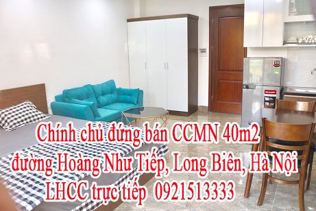 Chính chủ đứng bán CCMN Hoàng Như Tiếp, Long Biên, Hà Nội.