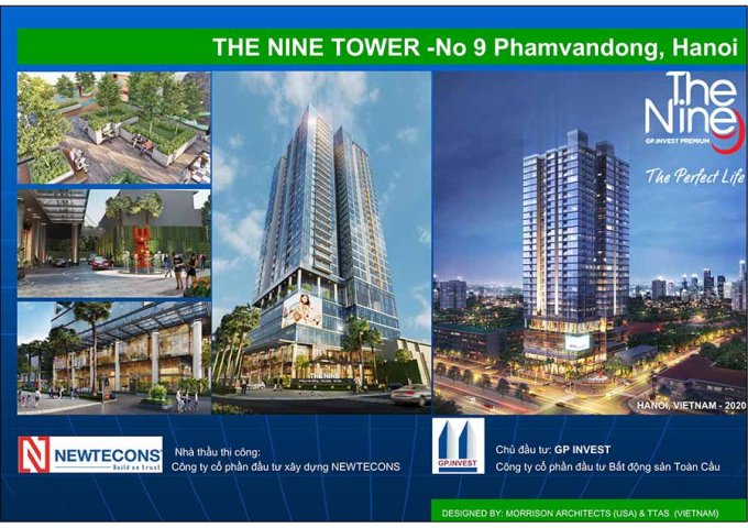 Dự án The Nine Tower- Số 9 Phạm Văn Đồng , HÀ Nội