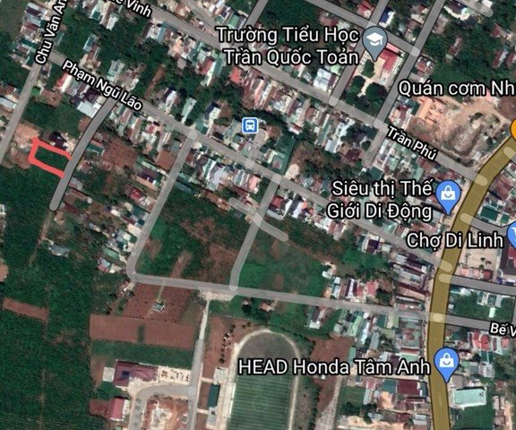 Kẹt tiền trả nợ cần bán gấp đất đường Phạm Ngũ Lão, thị trấn Di Linh, Lâm Đồng.