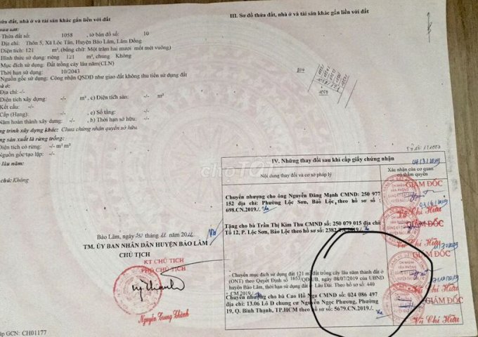 ĐẤT NỀN NHÀ PHỐ SỔ HỒNG THỔ CƯ BẢO LỘC PARK HILL TẠI LỘC TÂN, BẢO LÂM, LÂM ĐỒNG