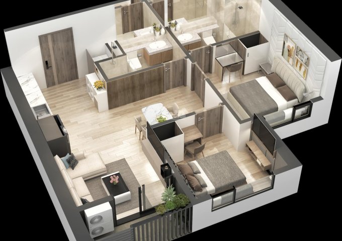 Bán căn 2PN 74,6m2 S2 Sky Oasis Ecopark cực đẹp, 2 lô gia thoáng mát, chiết khấu cực cao