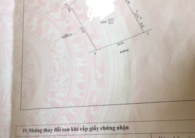 Chính chủ cần bán mảnh đất ở huyện Nghi Lộc, tỉnh Nghệ An