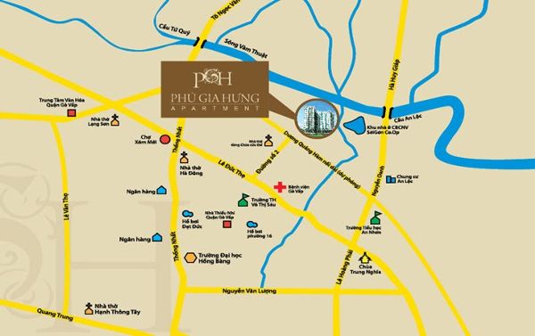 Bán căn hộ chung cư tại Dự án Phú Gia Hưng Apartment, Gò Vấp, Hồ Chí Minh diện tích 58.6m2 giá 1.75 Tỷ